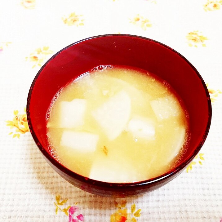 大根とお麩のお味噌汁